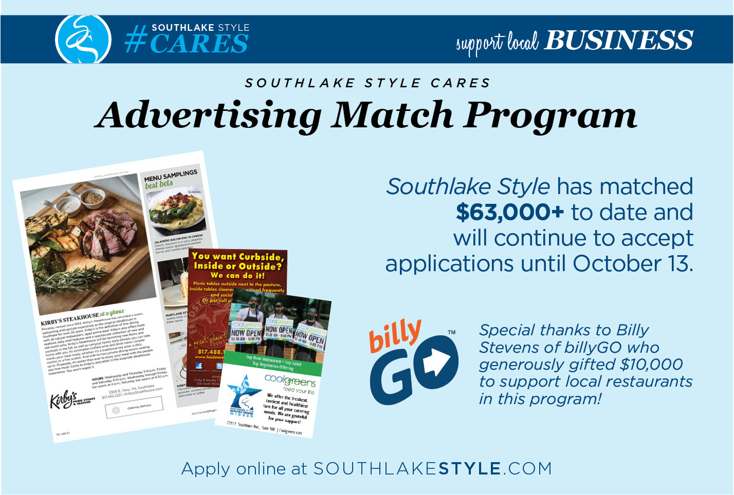 Advertising Match Program ad for Southlake Style